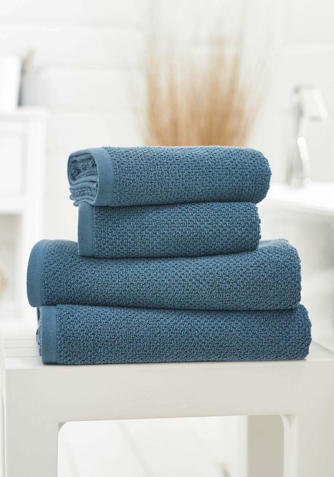 Deyongs Riverdale Bath Sheet - Blue 1 Shaws Department Stores