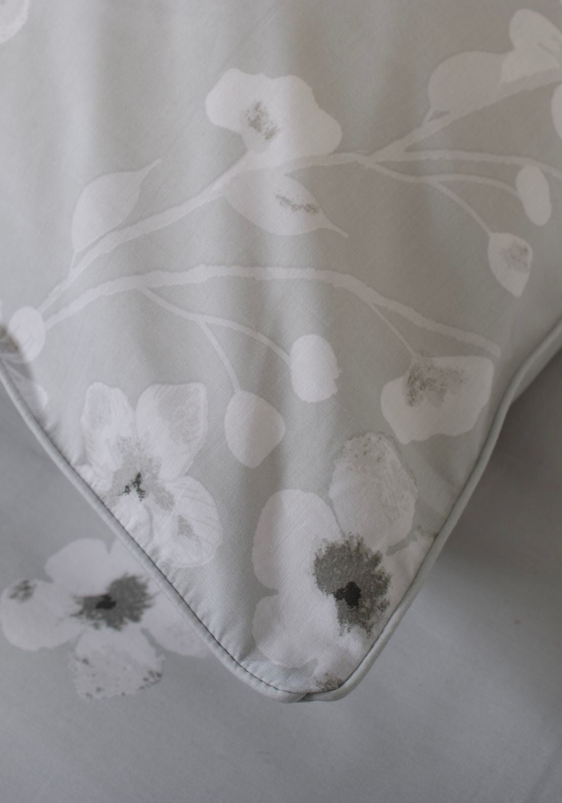 The Lyndon Company 1000% Cotton Petite Fleur Duvet Cover Set - Grey 5 Shaws Department Stores