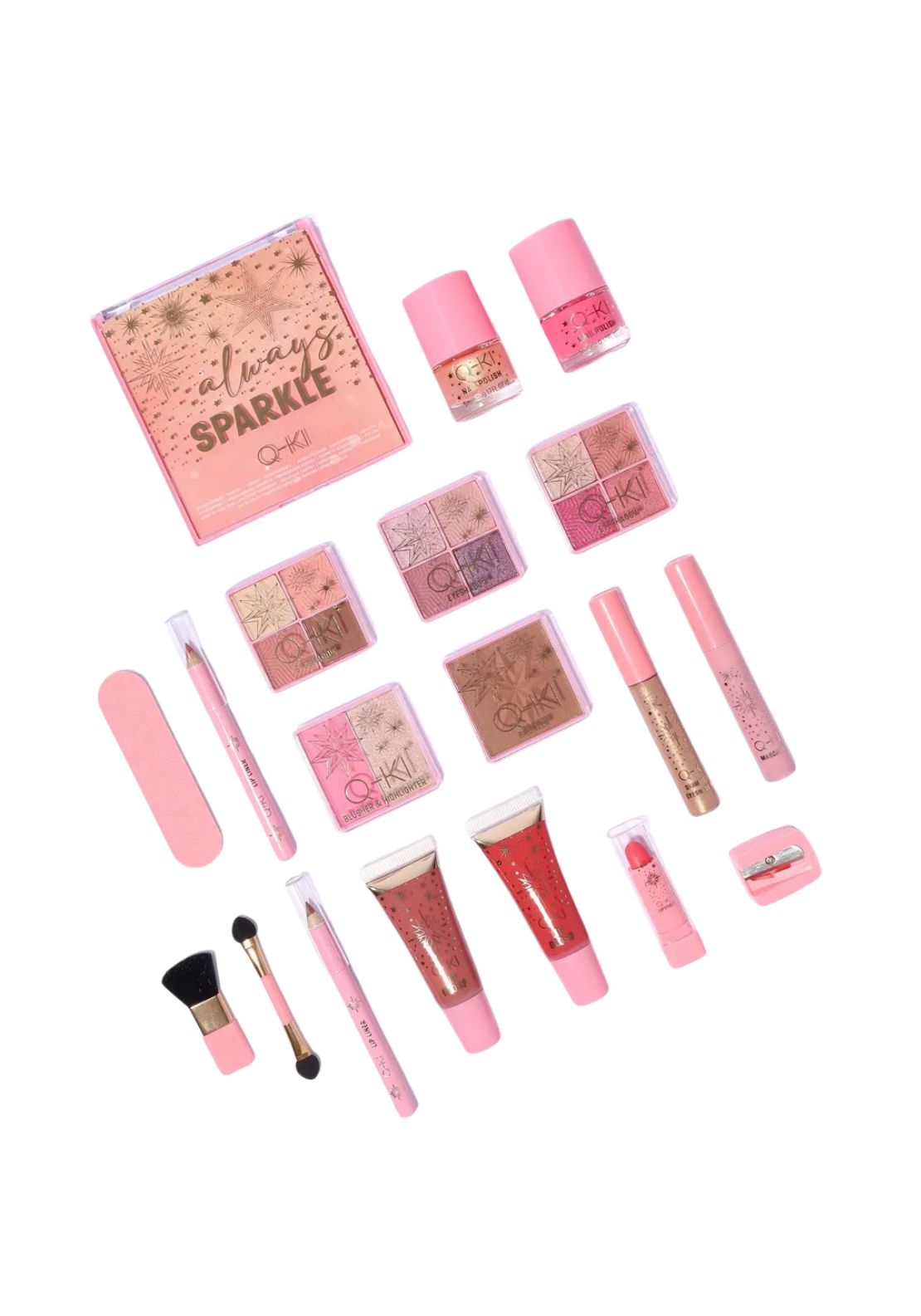 Q-ki Cosmic Glow Vanity Case Set of 30 - Multi 2 Shaws Department Stores