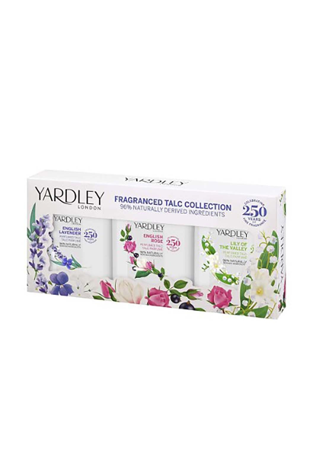 Yardley Fragranced Talc 50g 3 Piece Gift Set 1 Shaws Department Stores