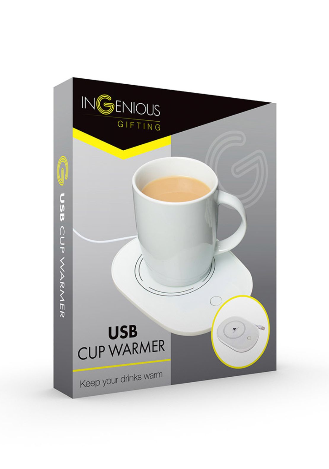 USB Cup Warmer in CDU - White
