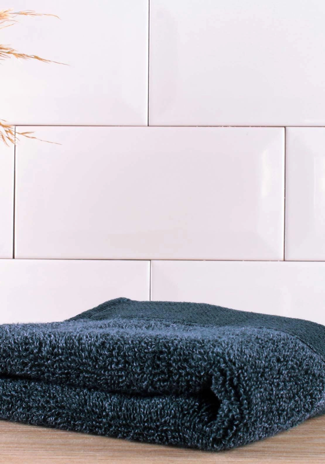 The Home Luxury Collection Friendly Bathroom Towel - Blue 1 Shaws Department Stores