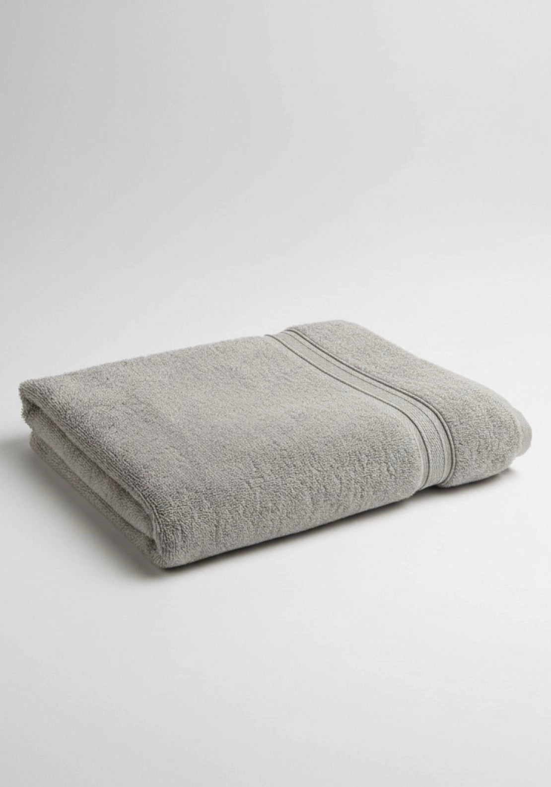 100% Cotton Serene Bathroom Towel - Grey