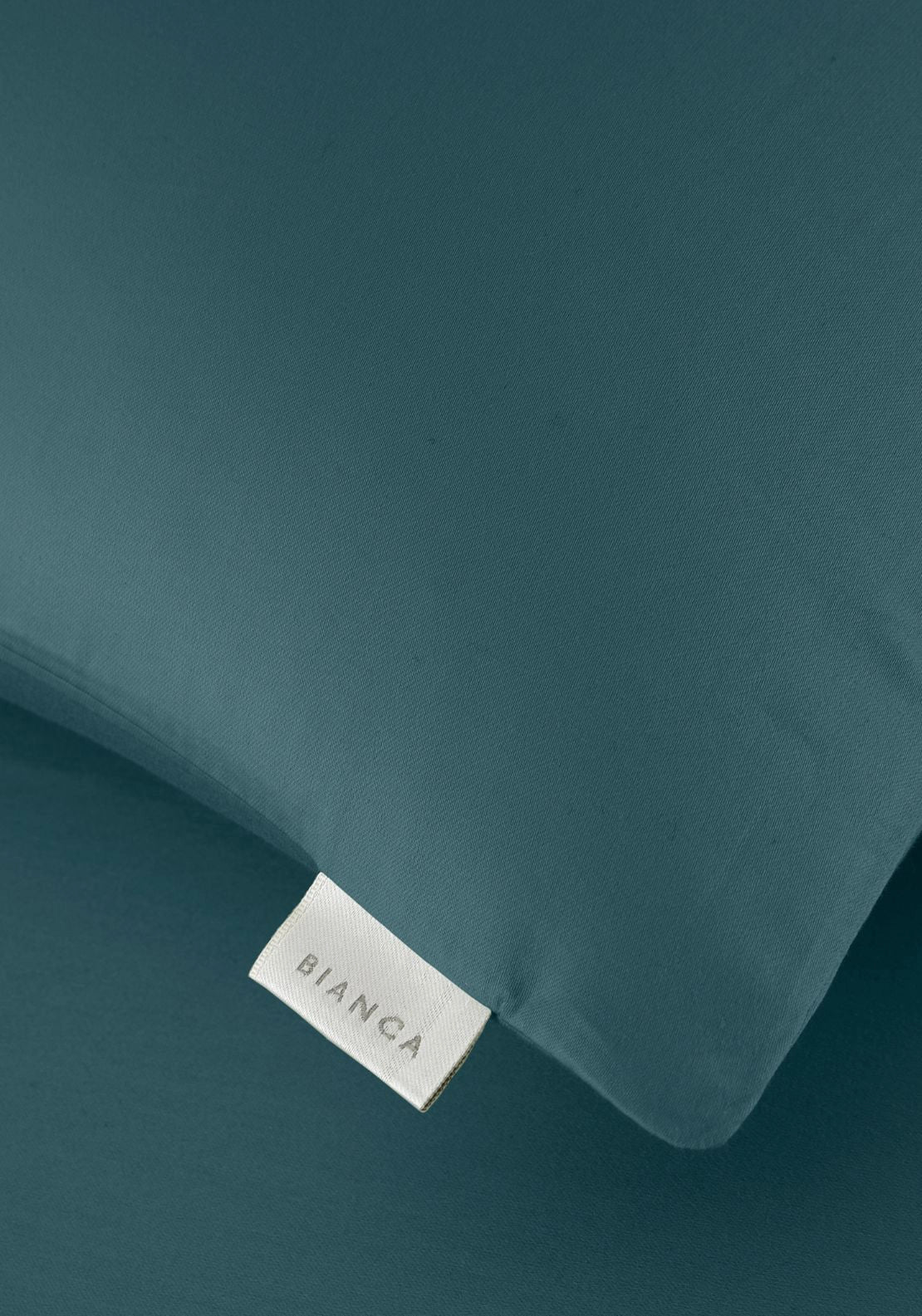 100% Cotton Sateen 400 Thread Count Standard Pillowcase Pair - Green