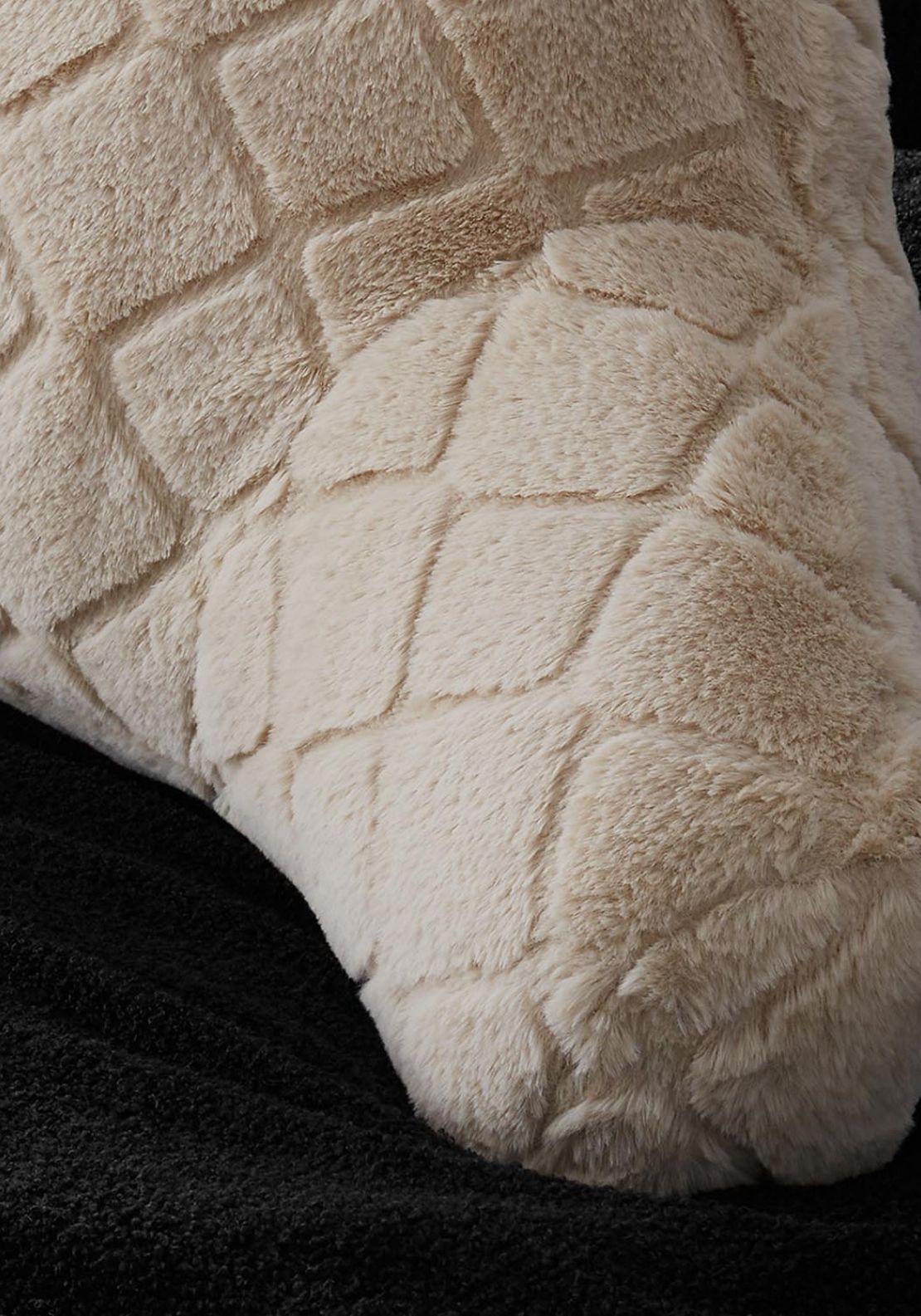 The Home Collection Plush Back Cushion - Nude 2 Shaws Department Stores