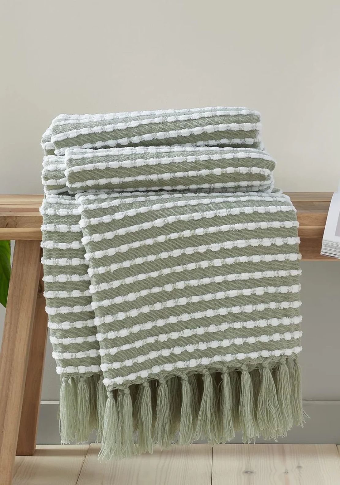 The Home Collection Stab Stitch Throw 125 x 150cm 1 Shaws Department Stores