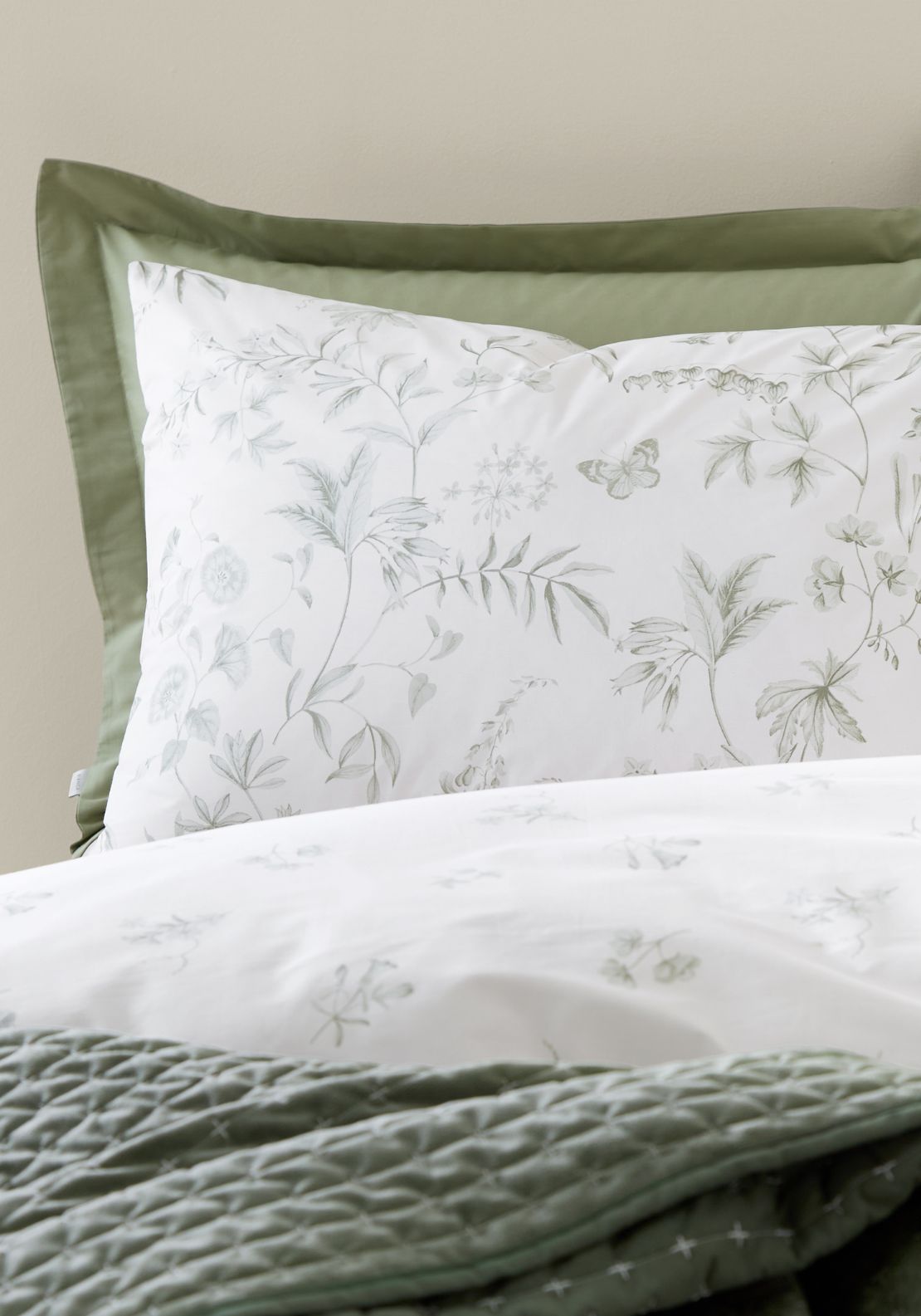 The Home Collection 100% Cotton Evelyn Floral Duvet Cover Set 2 Shaws Department Stores
