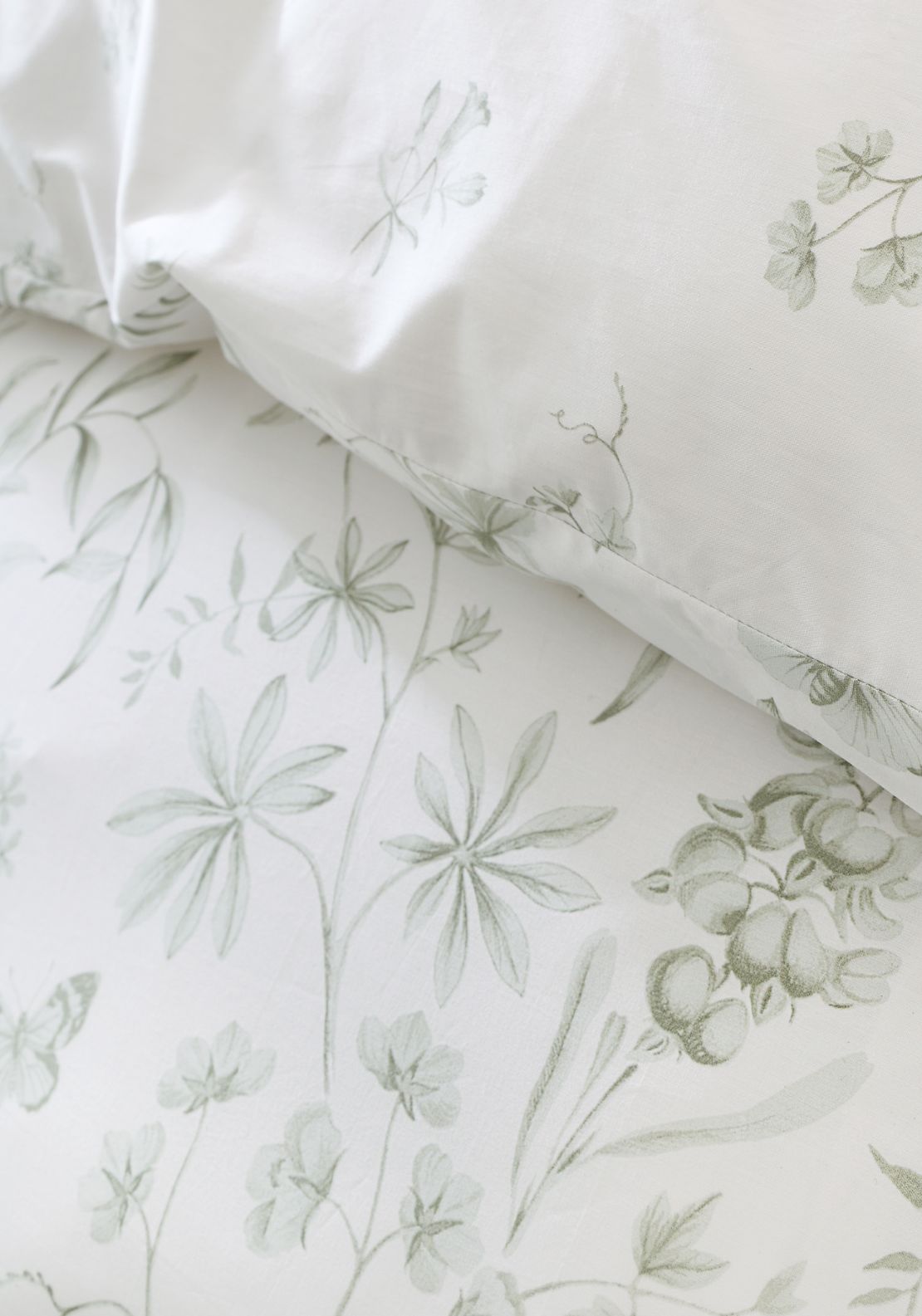 The Home Collection 100% Cotton Evelyn Floral Duvet Cover Set 4 Shaws Department Stores