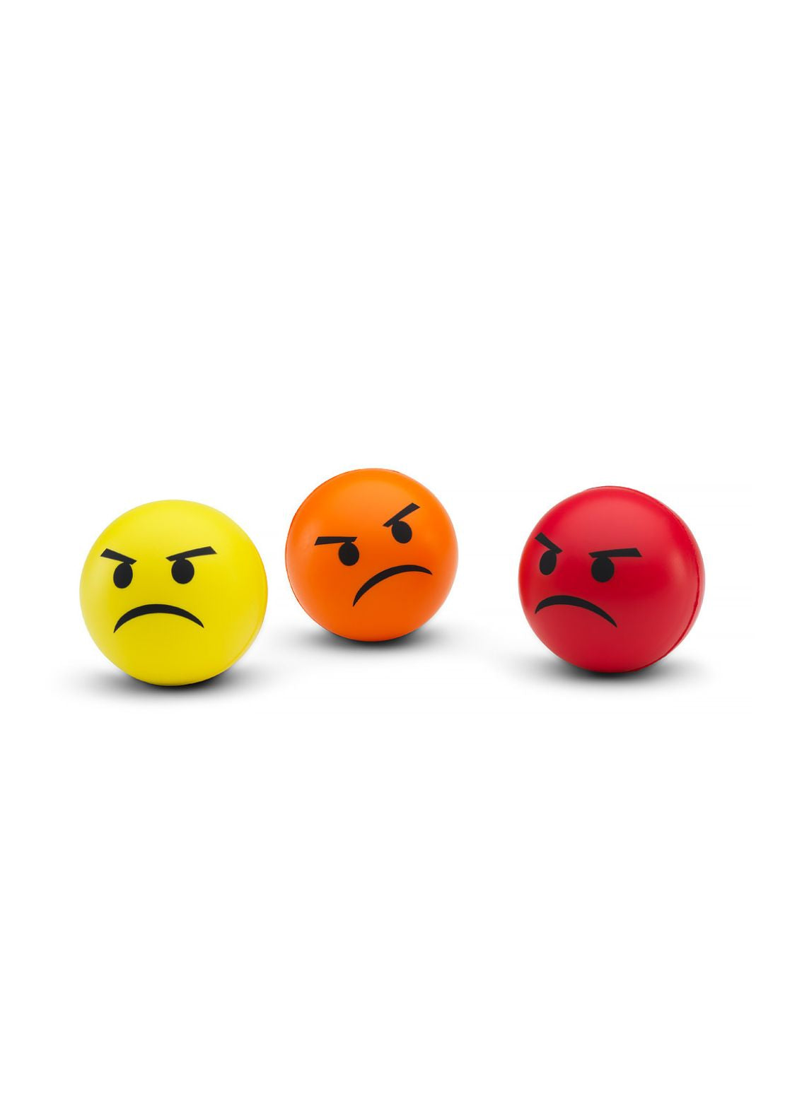 Emoticon Set of 3 stress balls
