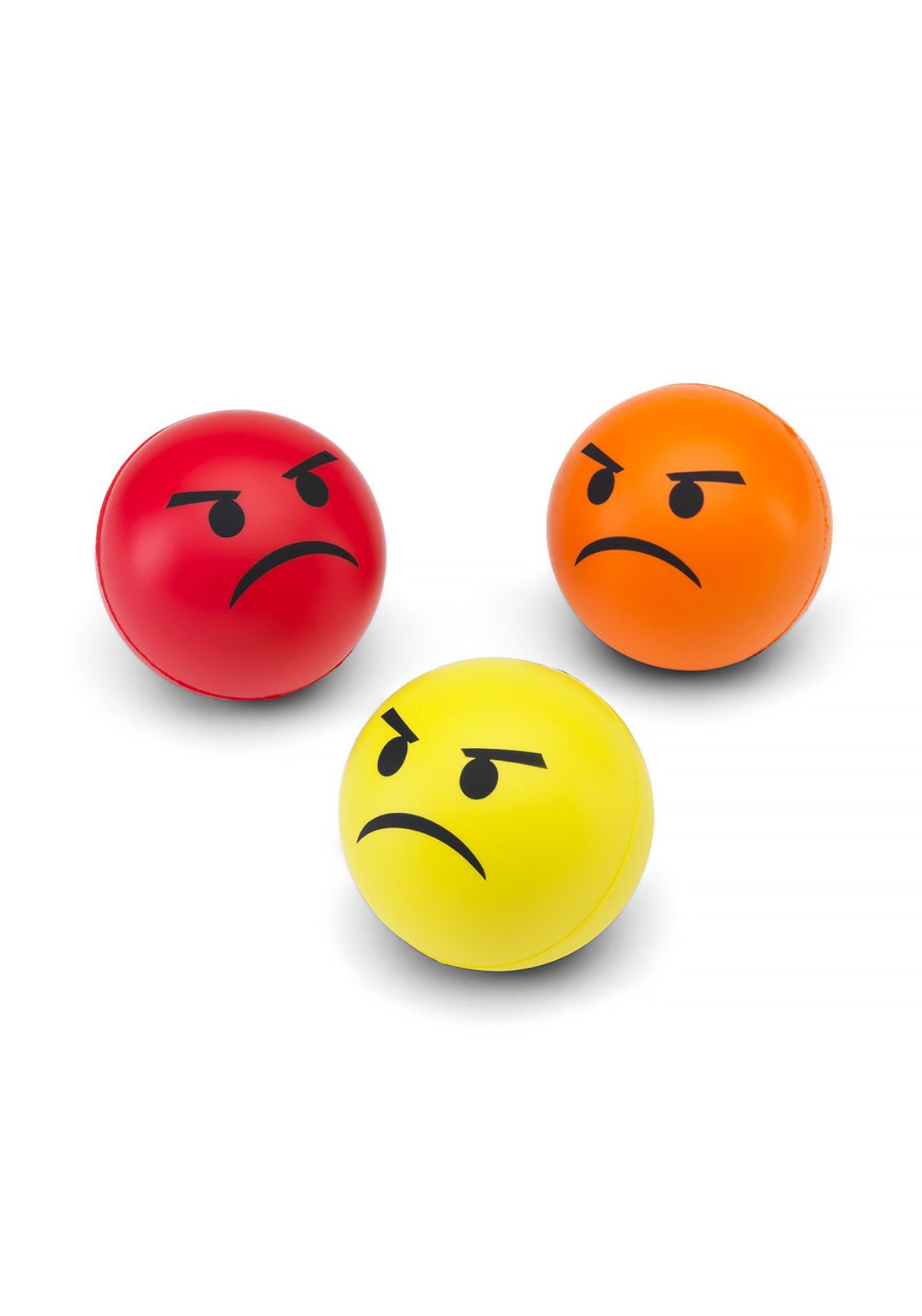 Emoticon Set of 3 stress balls