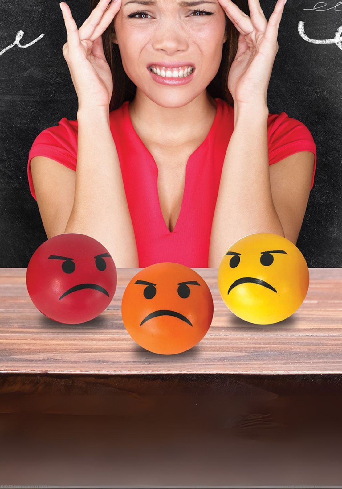 Emoticon Set of 3 stress balls