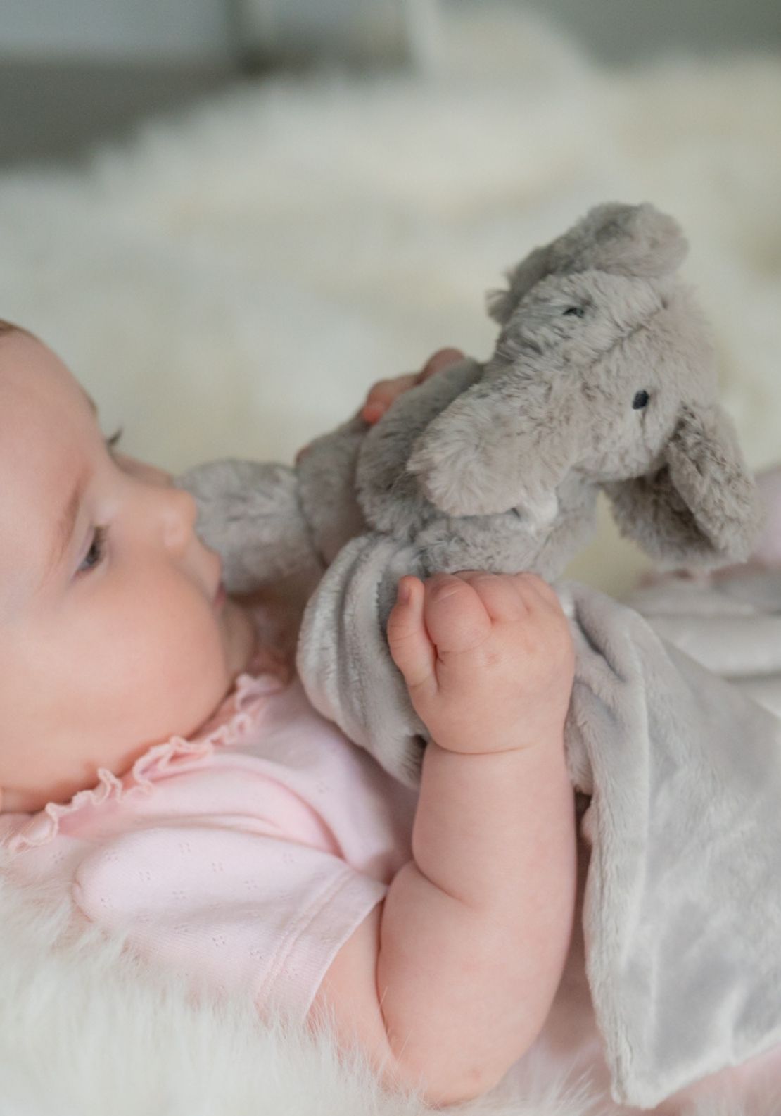 Elephant Comforter - Grey