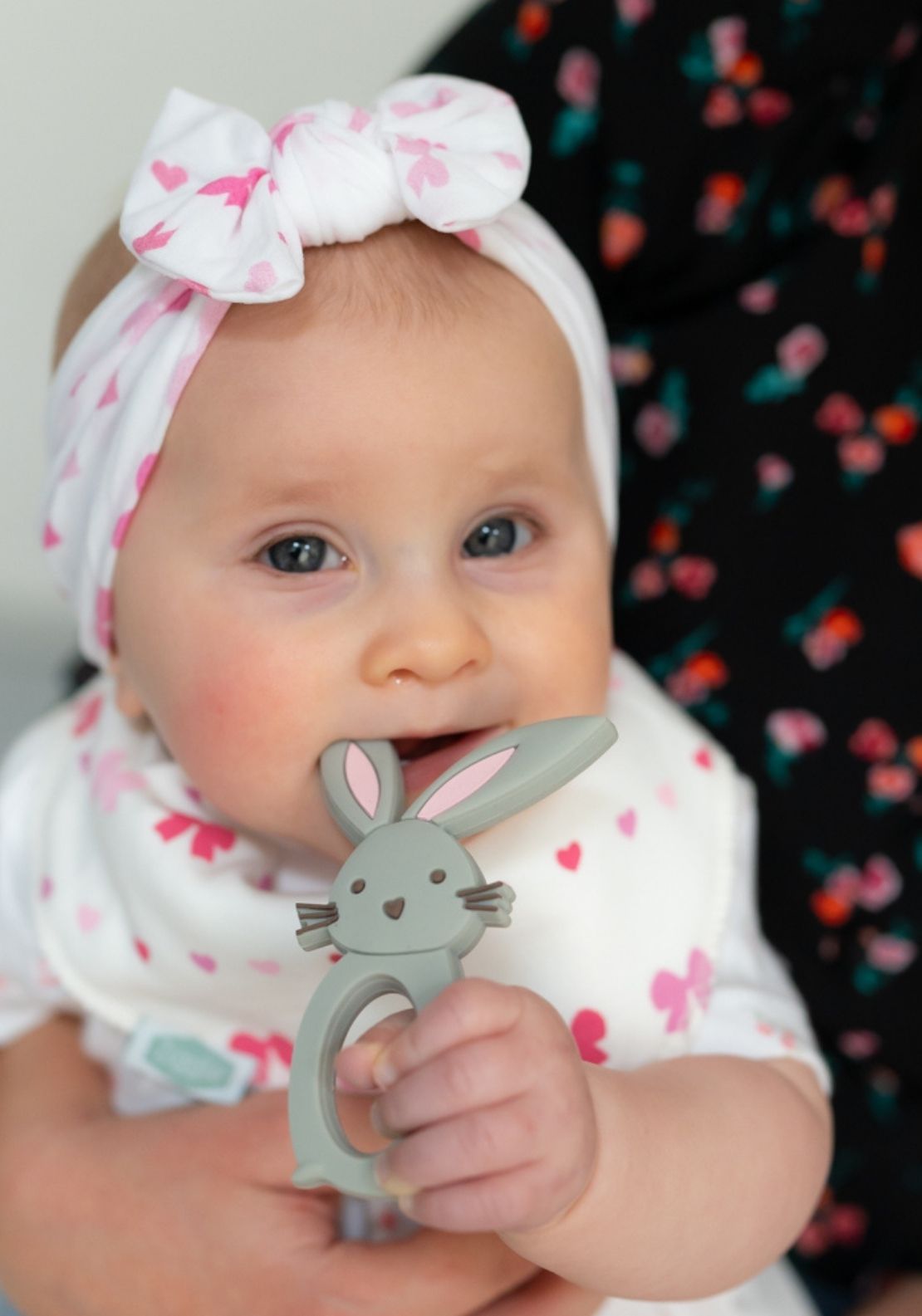 Bunny Teether - Grey
