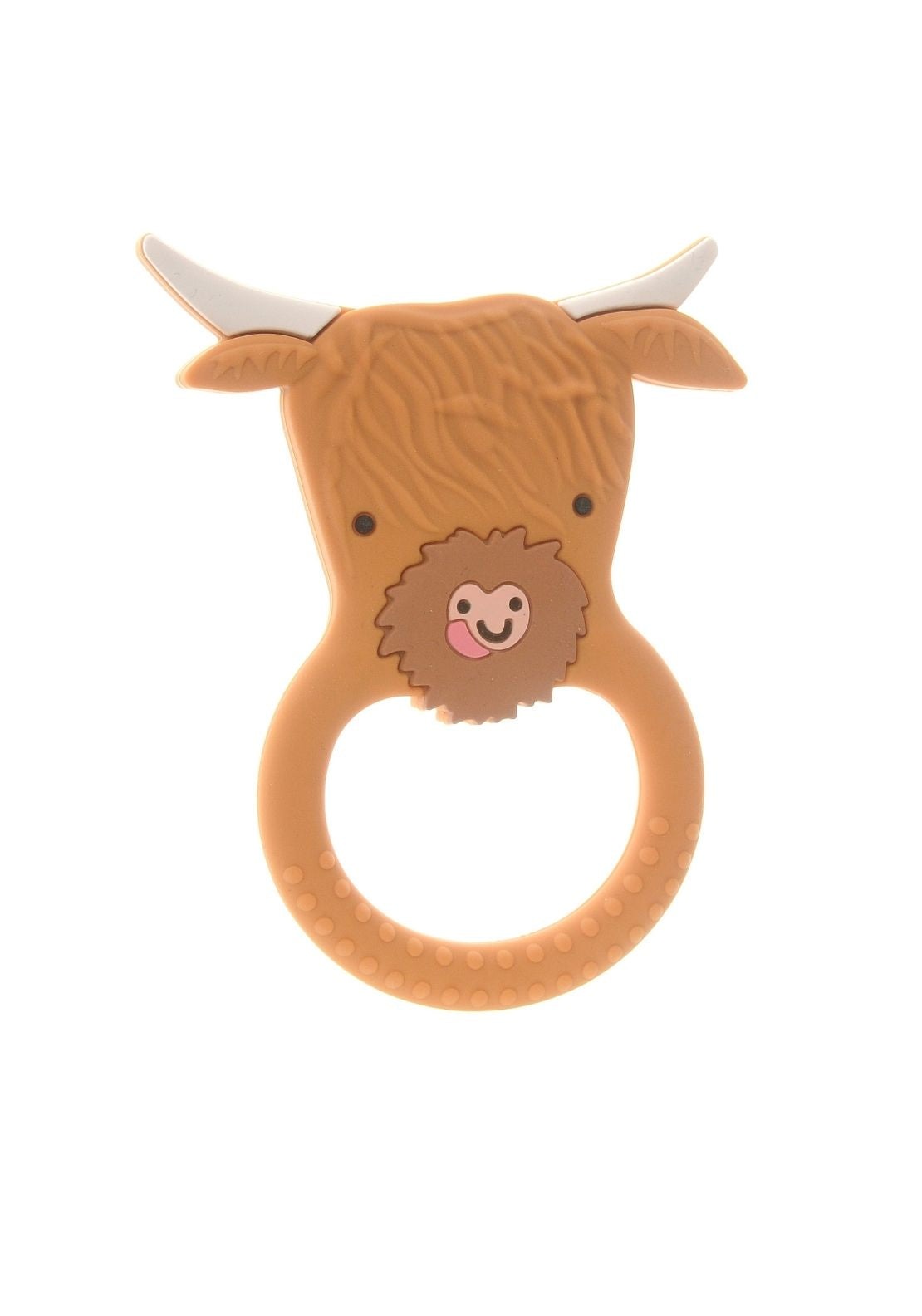 Highland Cow Teether - Brown
