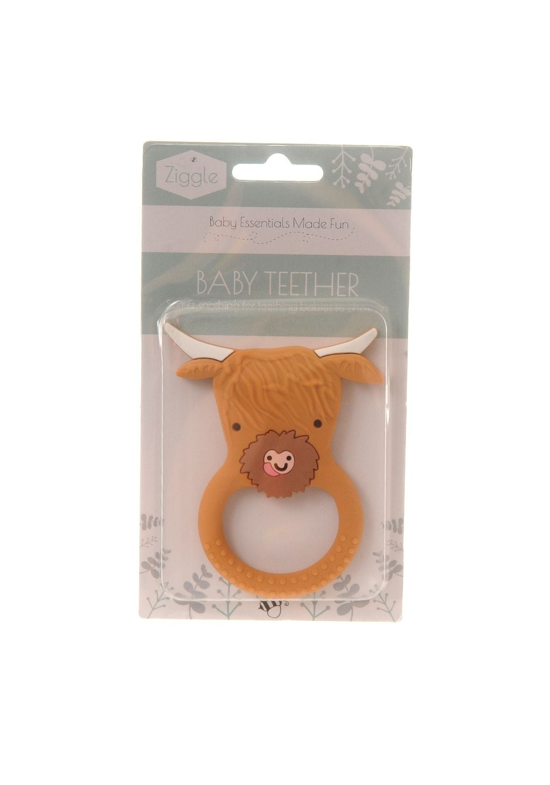 Highland Cow Teether - Brown