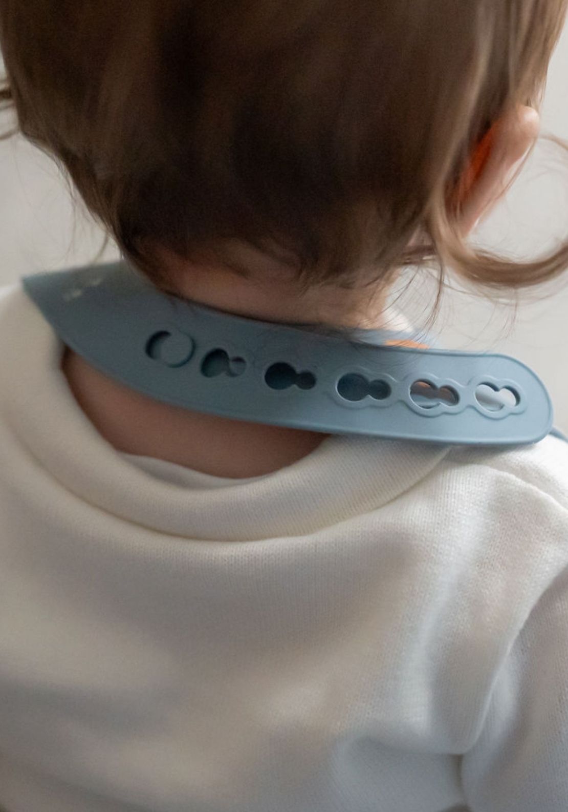 Silicone Cockapoo Print Bib - Grey