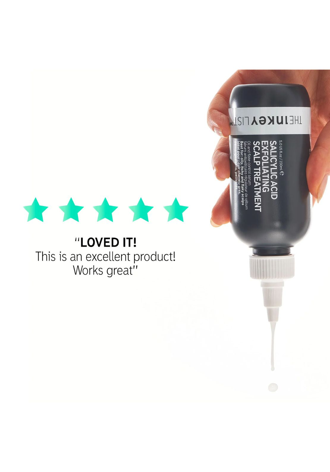 The Inkey List Salicylic Acid Exfoliating Scalp Treatment 150ml 3 Shaws Department Stores