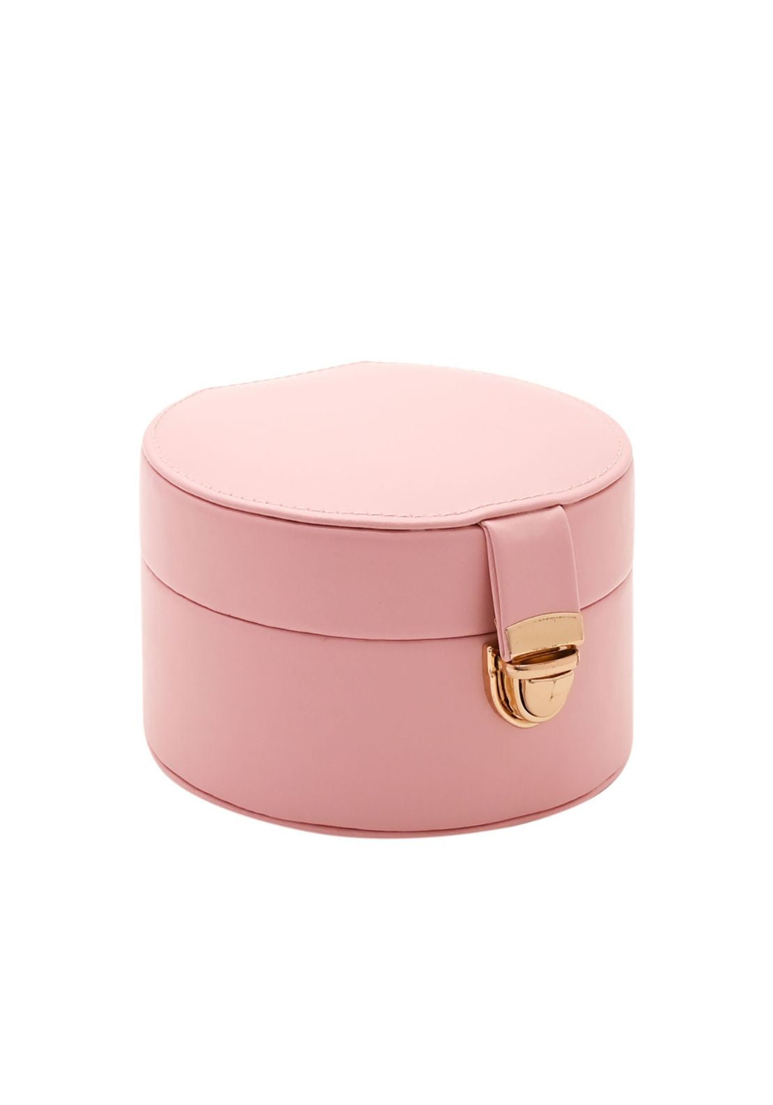 Jewellery Zip Box With Mirror And Storage Areas - Pink