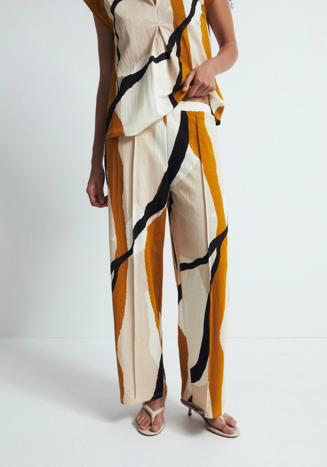 Linen Trousers - Multicolour