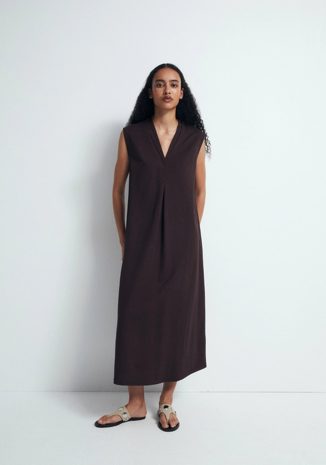 Essential Dress - Brown