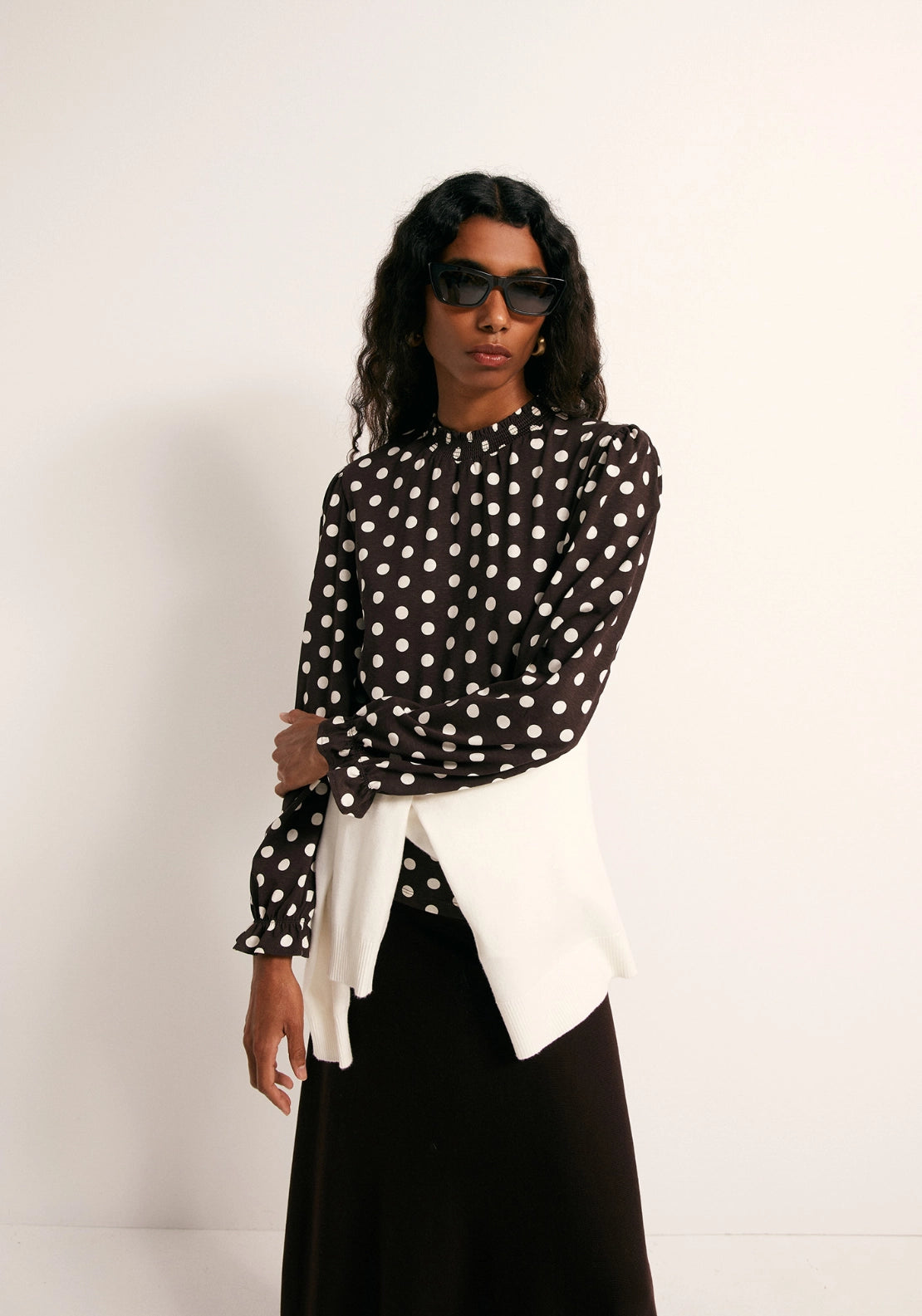 Animal Printed Top - Brown