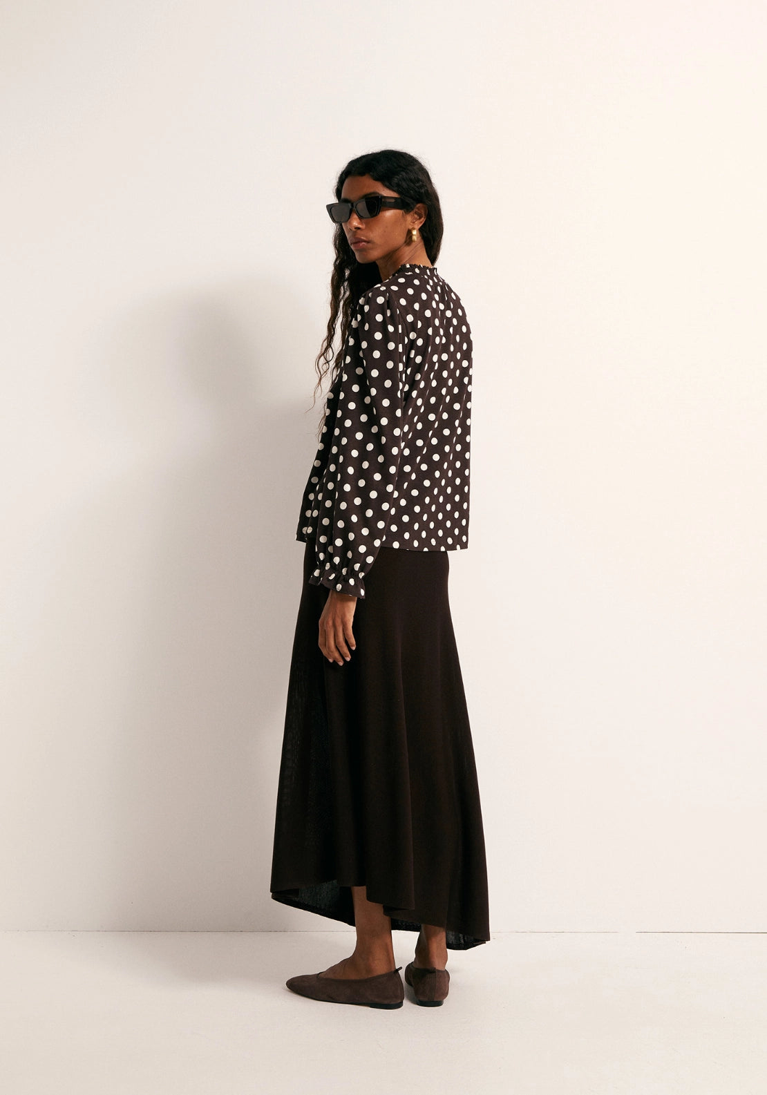 Animal Printed Top - Brown