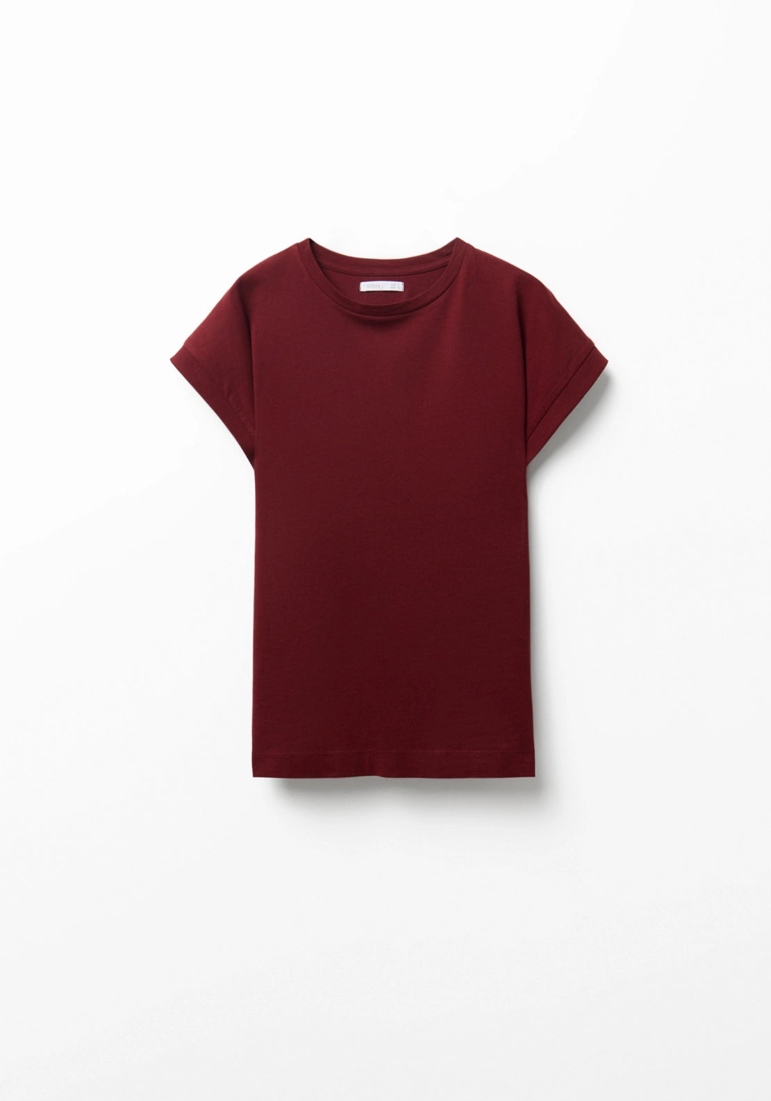 Solid-Colour Essential T-Shirt - Red