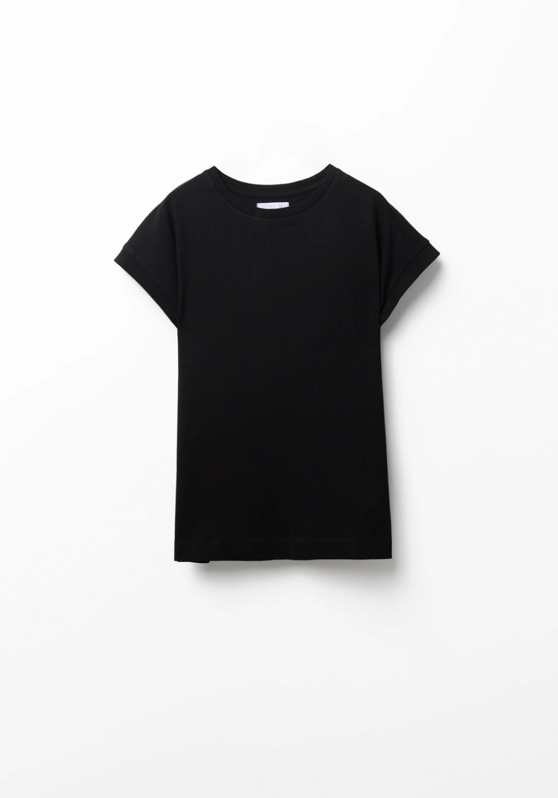 Solid-Colour Essential T-Shirt - Black