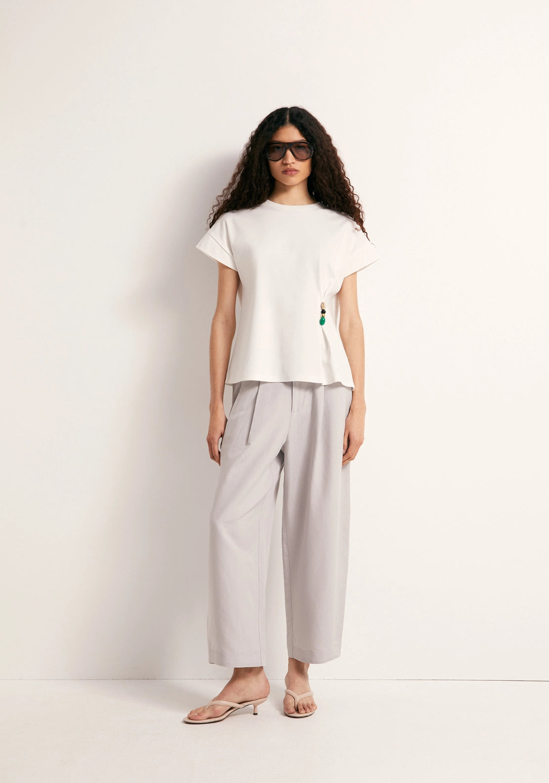 Brooch T-Shirt - White