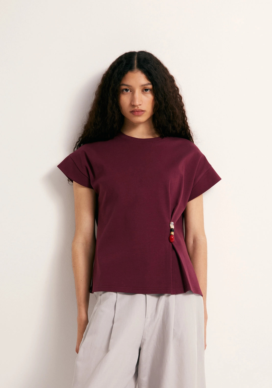 Brooch T-Shirt - Red