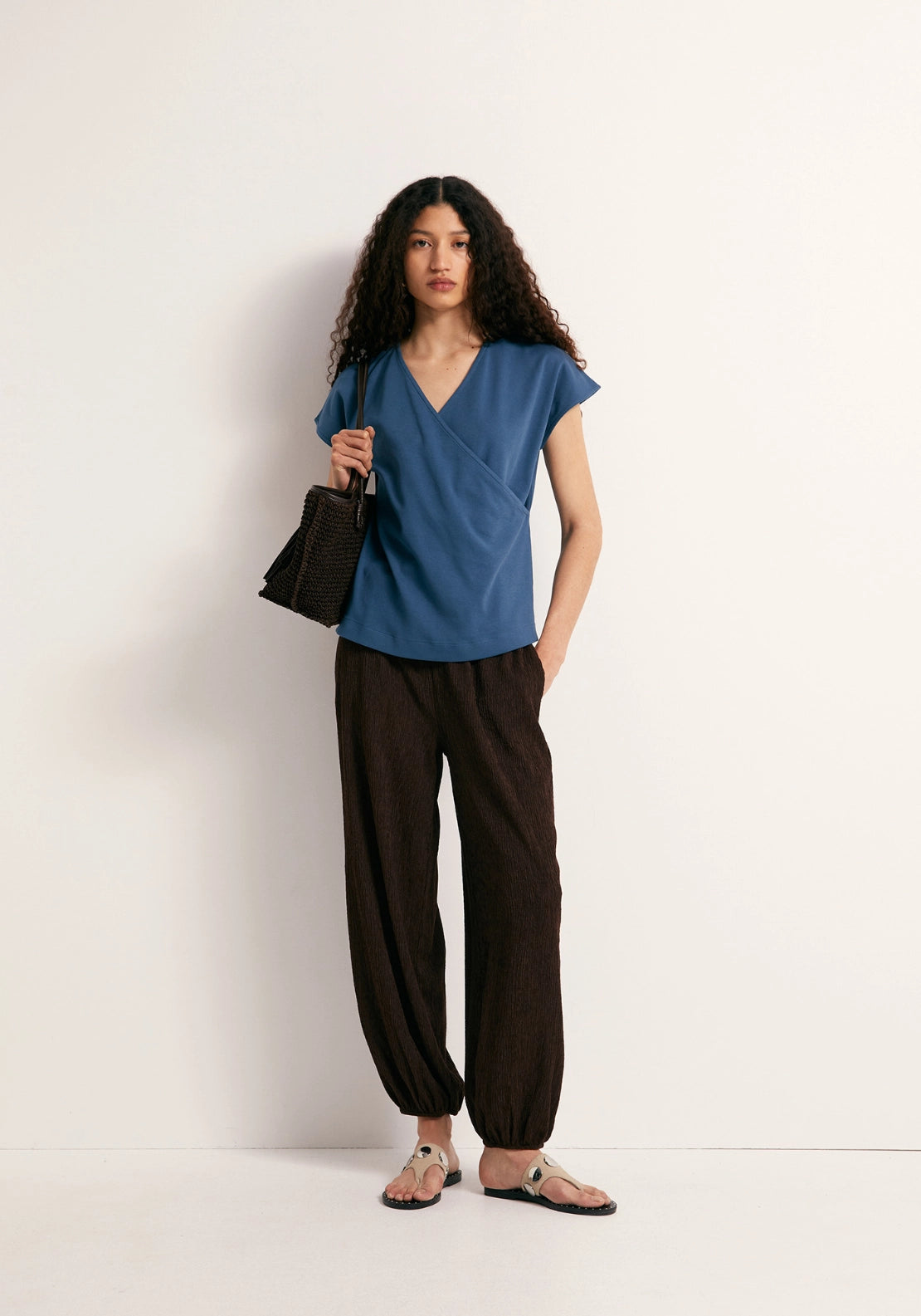 Crossover T-Shirt - Blue