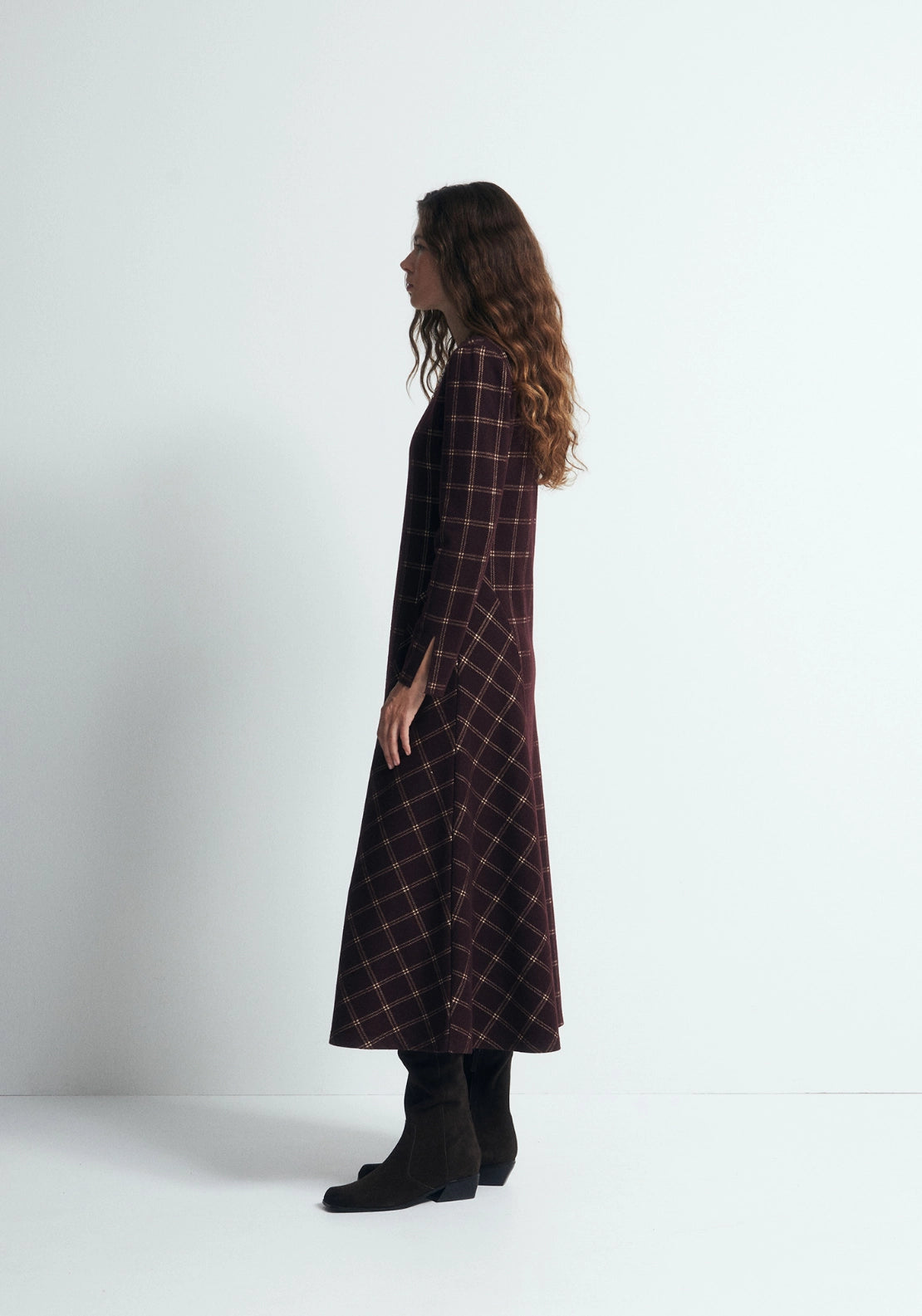 Soft Touch A Line Dress - Red