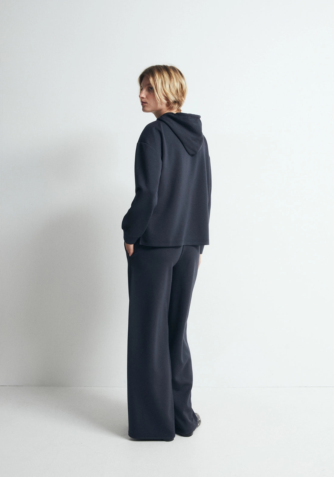 Soft Touch Hooded Sweatshirt - Lead Grey