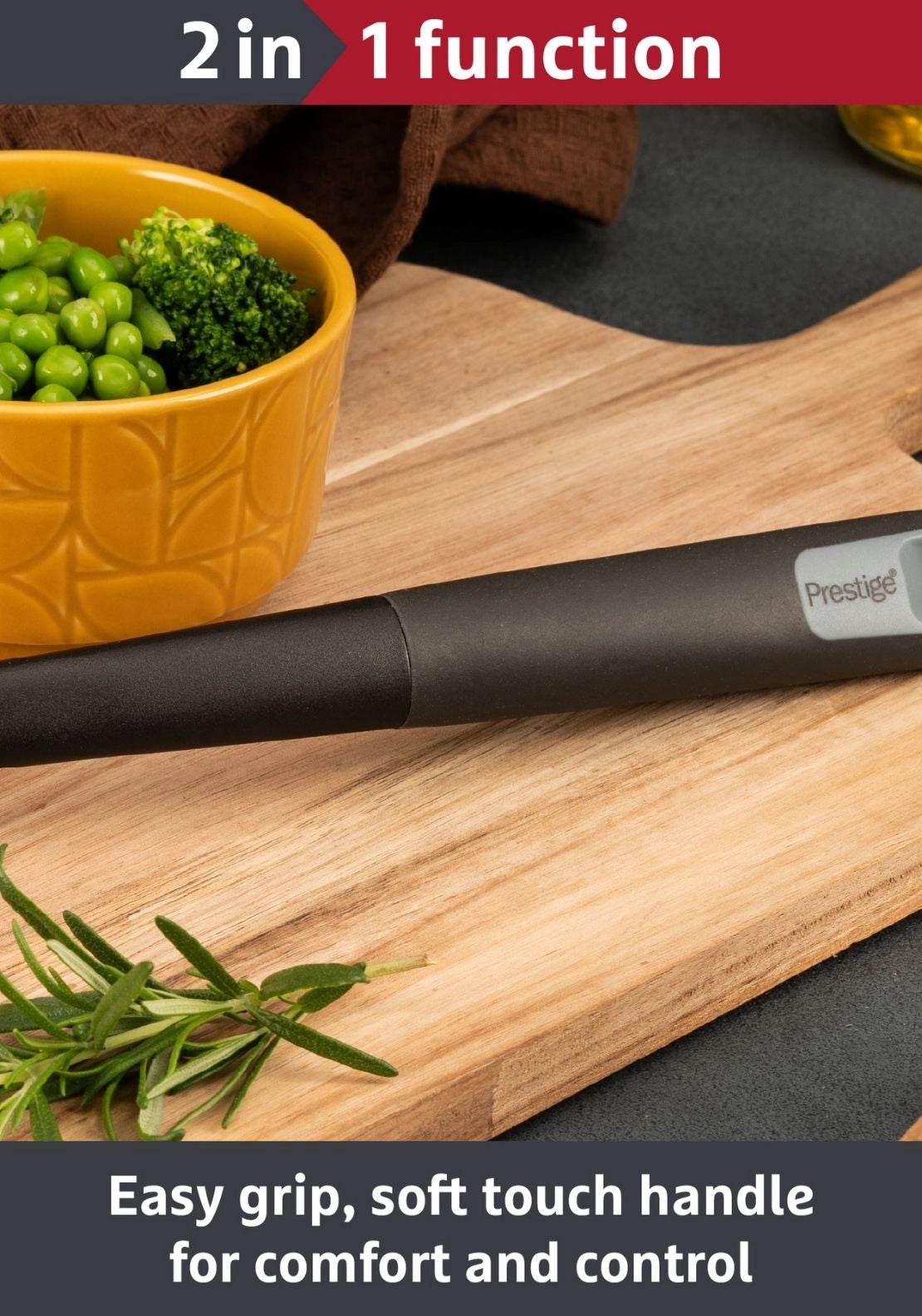 Prestige Tools &amp; Gadgets Slotted Spoon - Black 3 Shaws Department Stores