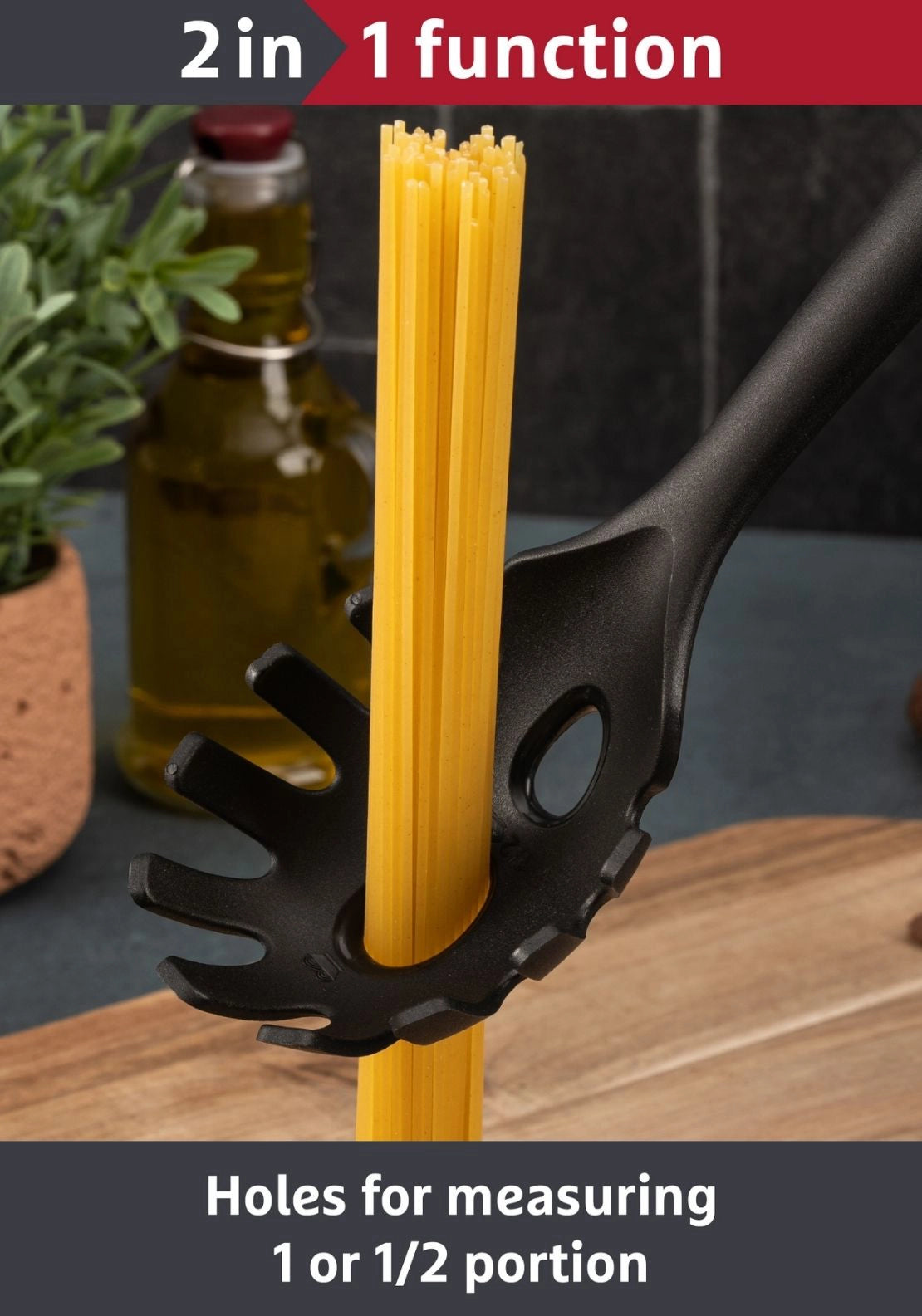 Prestige Tools &amp; Gadgets Spaghetti Server - Black 5 Shaws Department Stores