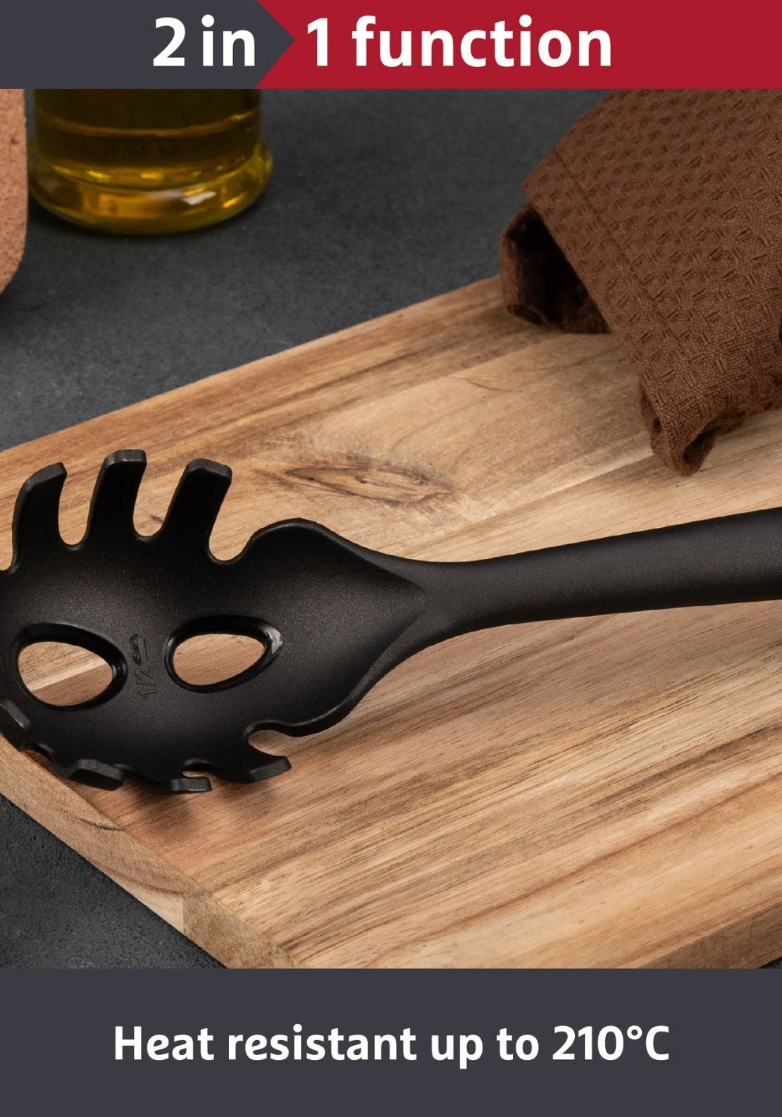 Prestige Tools &amp; Gadgets Spaghetti Server - Black 2 Shaws Department Stores