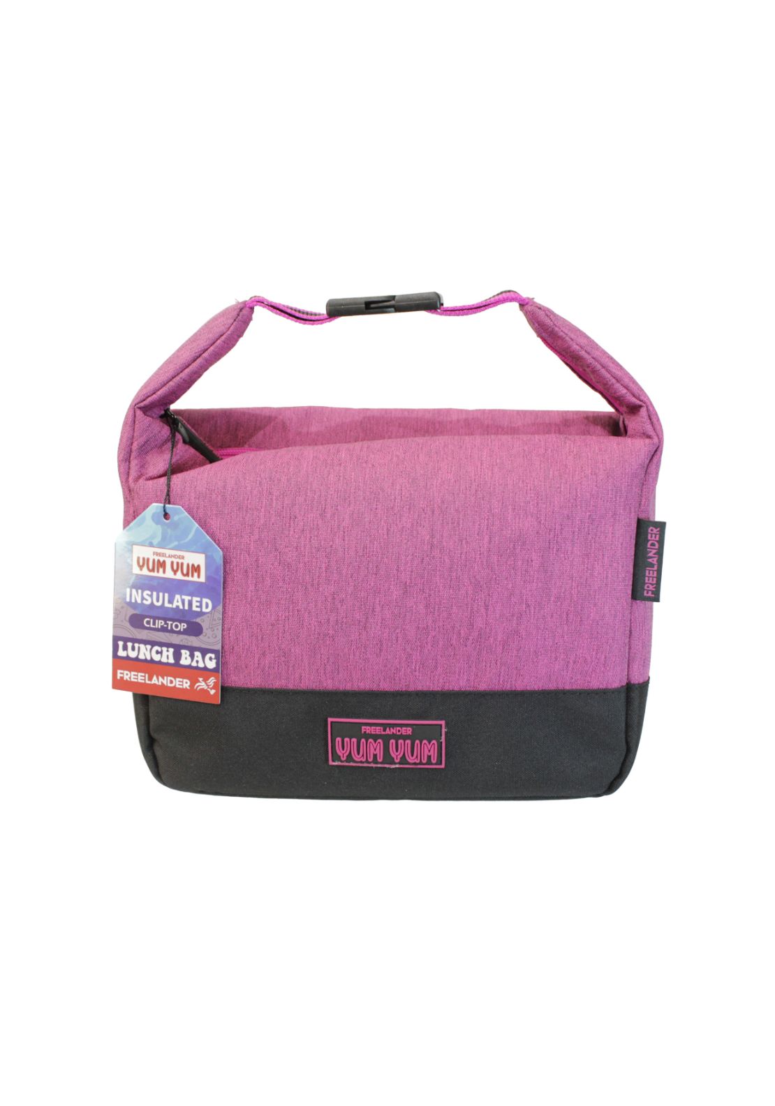 Freelander Clip Top Lunch Bag - Pink 1 Shaws Department Stores