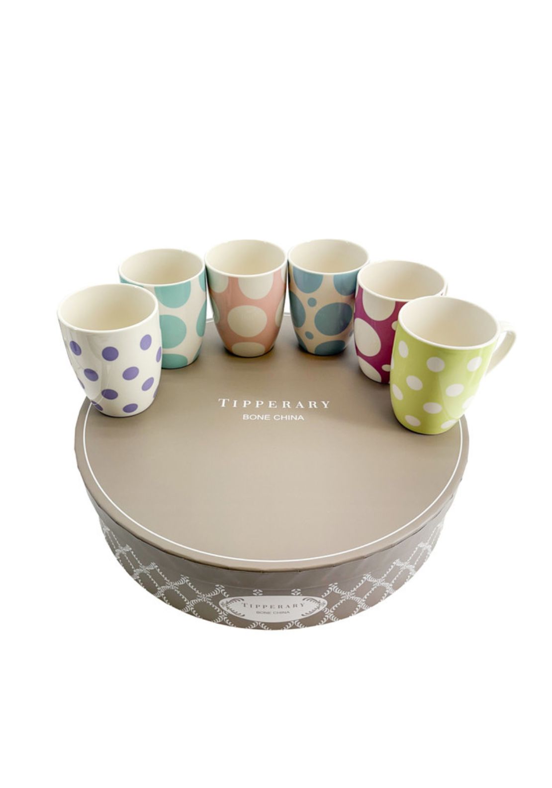Polka Dot Mugs Set of 6 - Multi
