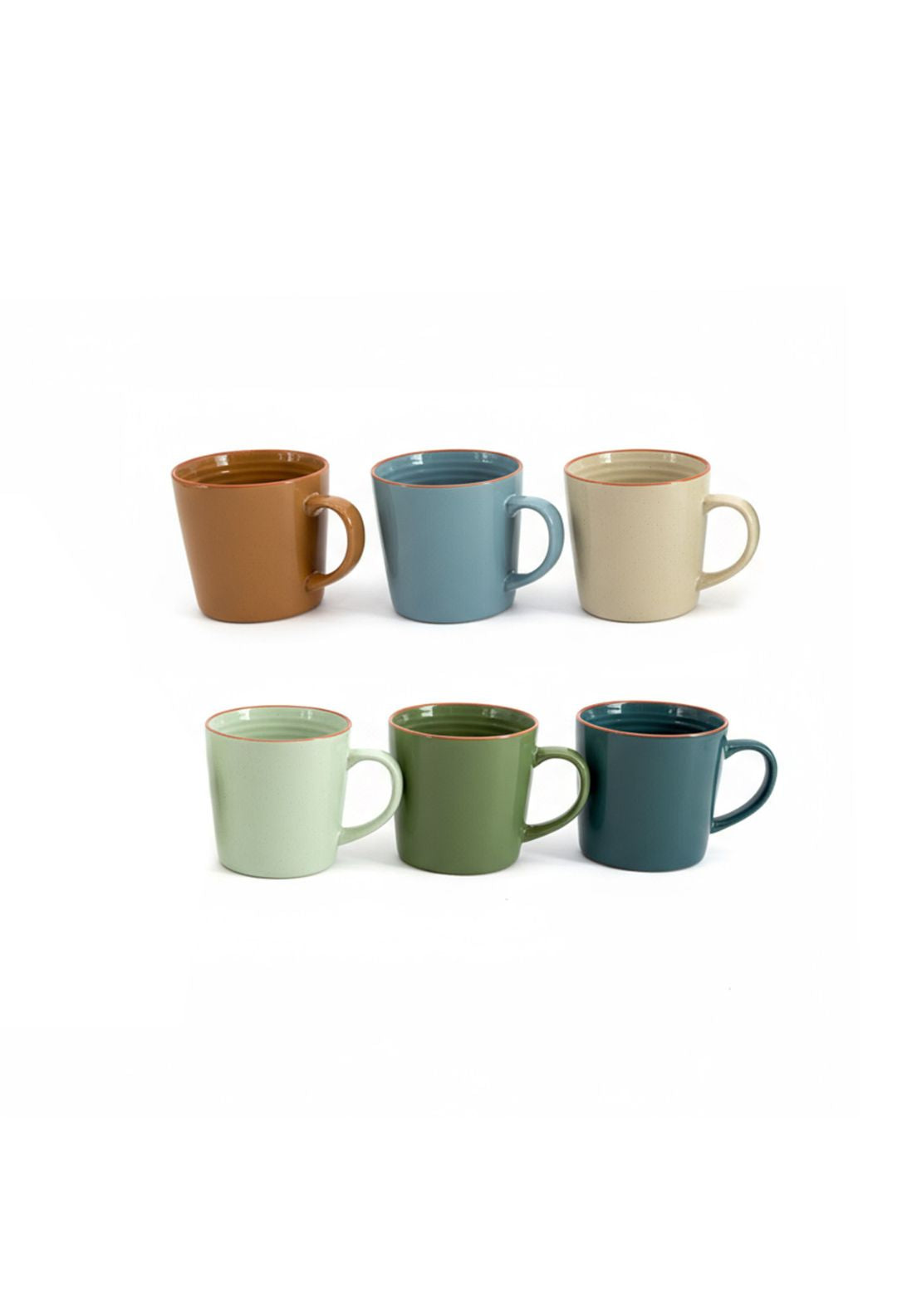 Artisan Mugs Set of 6 - Multi