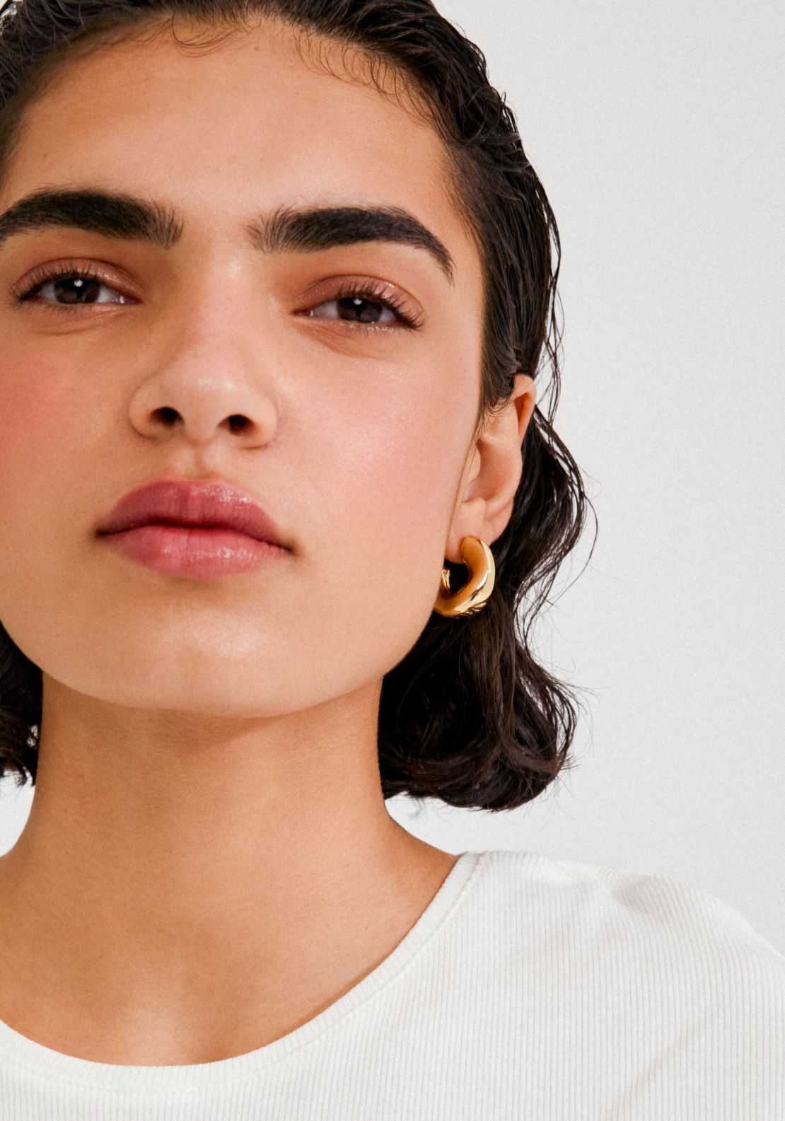 Jennings Hoop Earrings Gold Plated - Gold