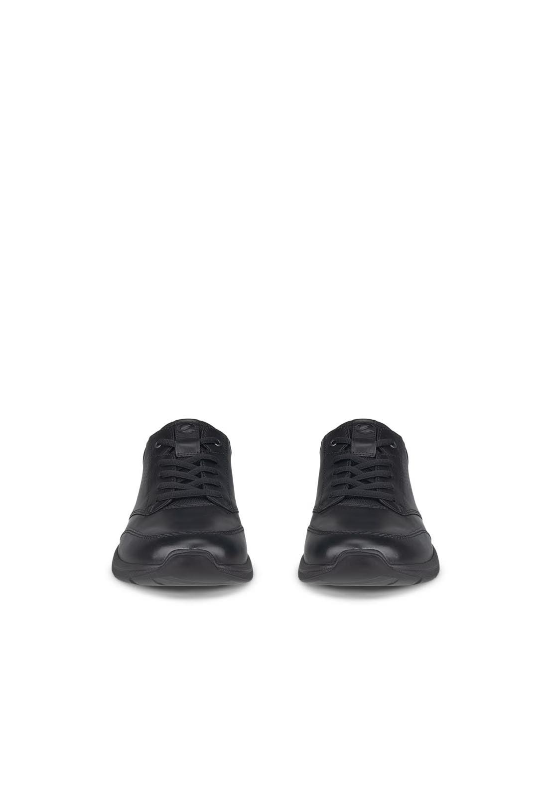 Ecco Irving smart casual lace shoe - Black 4 Shaws Department Stores