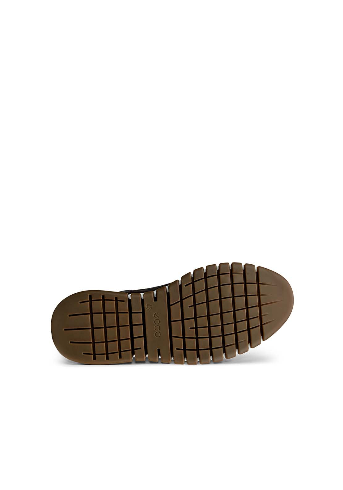 Ecco Gruuv Semi Formal Lace Shoe - Cocoa Brown 2 Shaws Department Stores