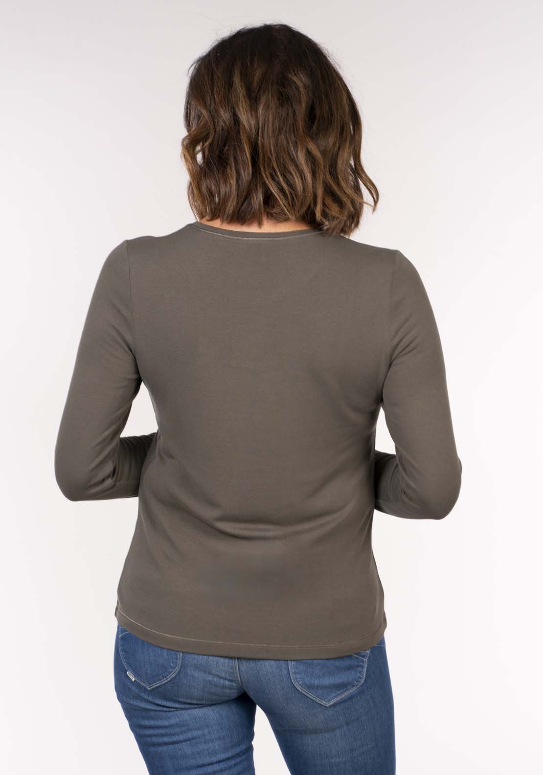 Tea Lane Word Print Top - Green 4 Shaws Department Stores