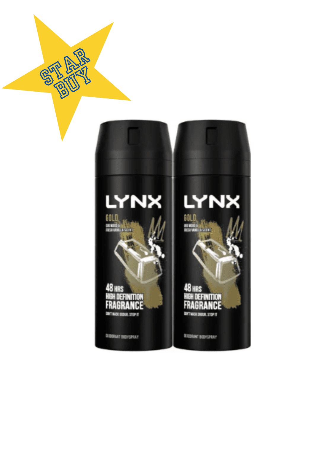 Lynx Body Gold Twin Pack 150ml 1 Shaws Department Stores