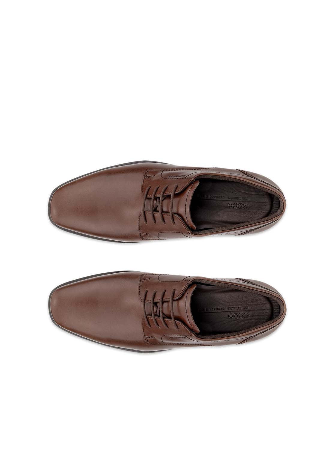 Ecco Metropole Milan Lace Formal Shoe - Potting Soil 2 Shaws Department Stores