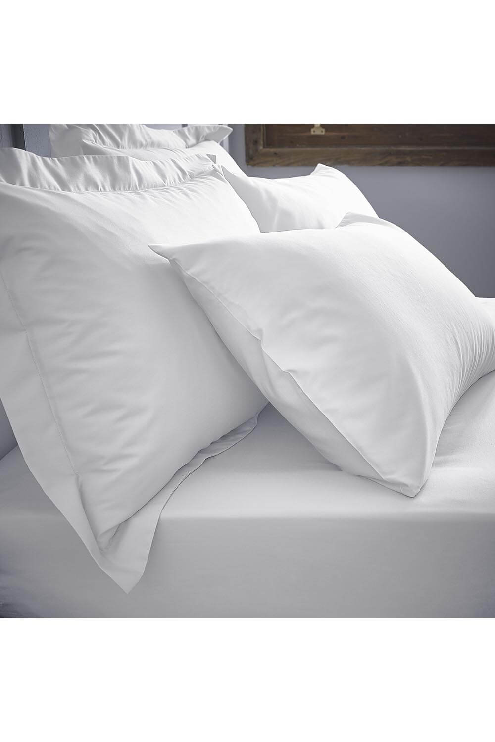 The Home Luxury Collection 200 Thread Count Deep Fitted Sheet - White 1 Shaws Department Stores