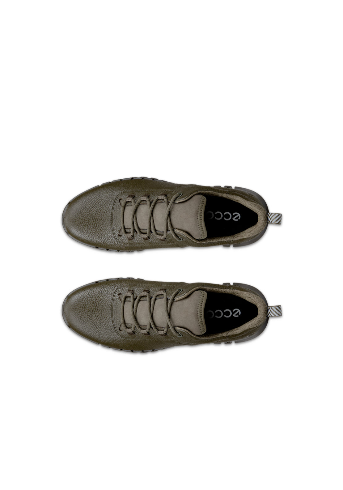 Ecco Gruuv Laced Trainer - Tarmac 2 Shaws Department Stores