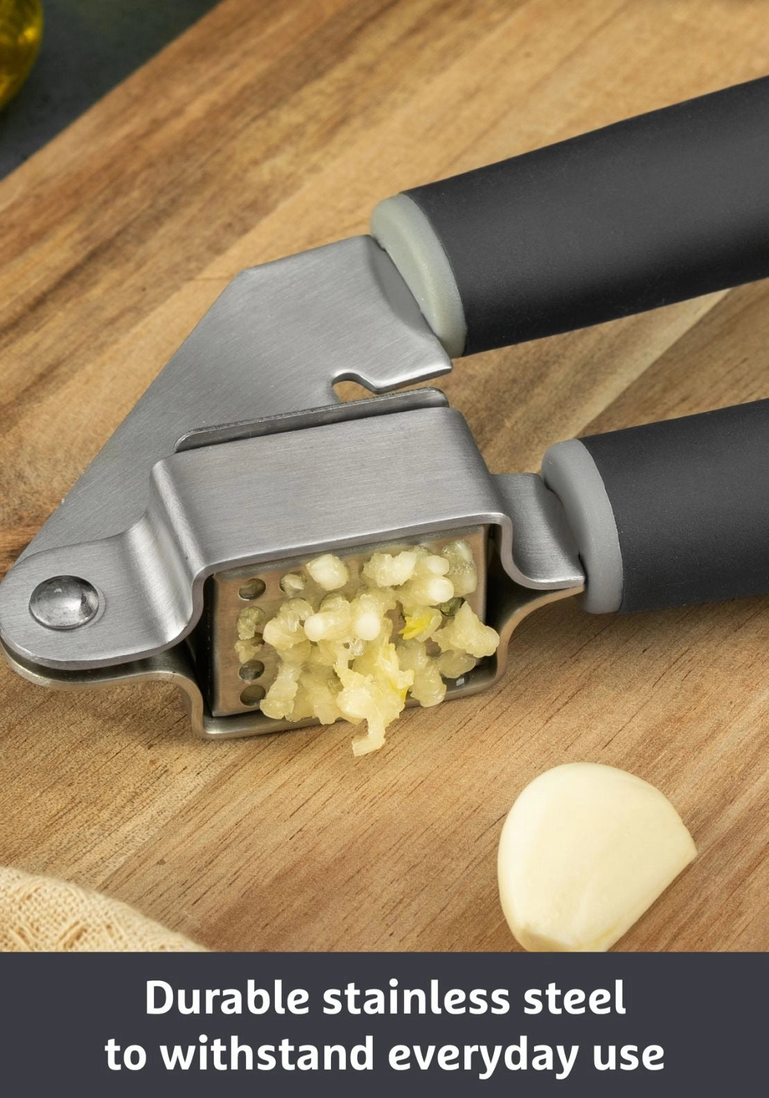 Prestige Tools &amp; Gadgets Garlic Press - Black 2 Shaws Department Stores