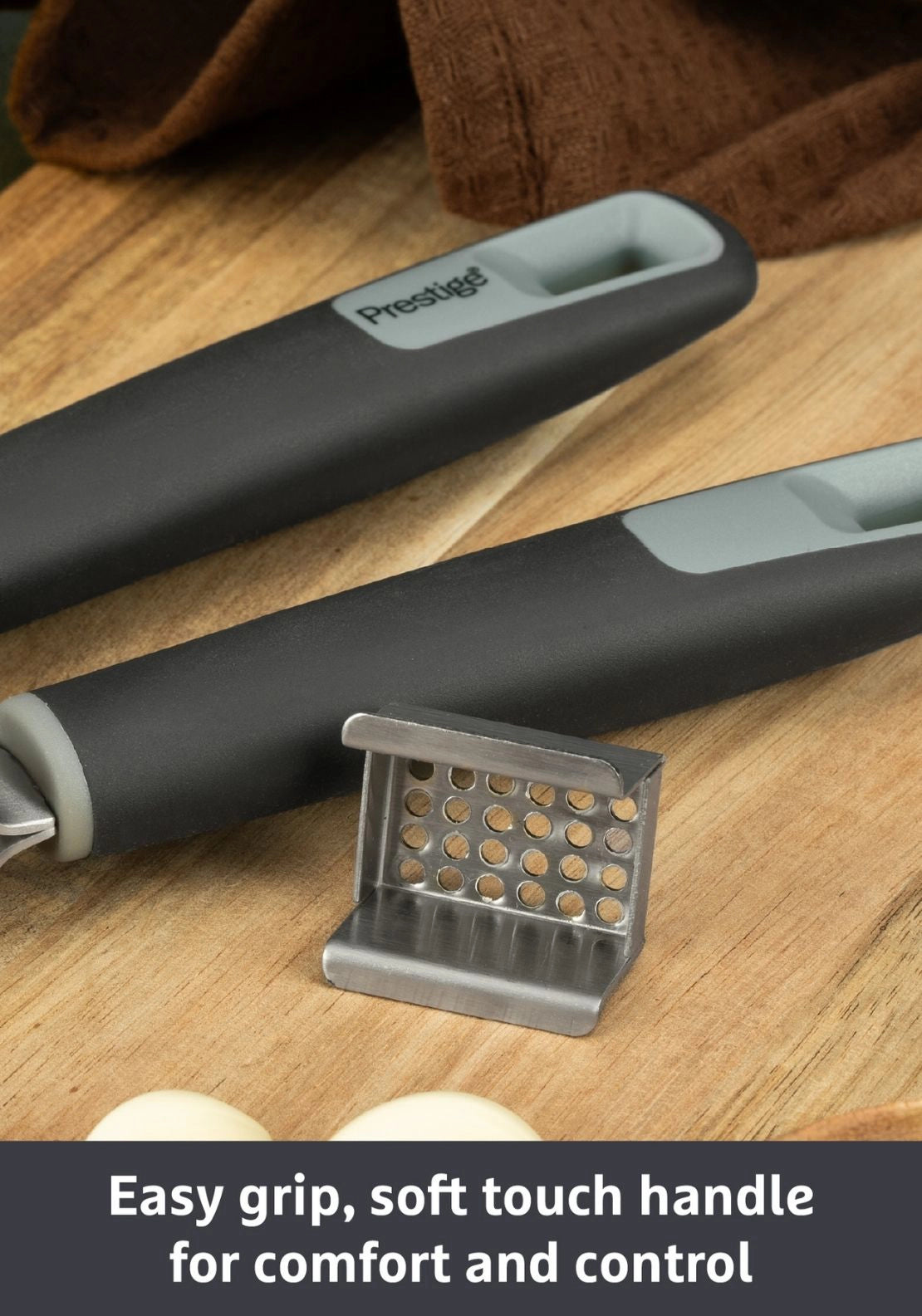 Prestige Tools &amp; Gadgets Garlic Press - Black 3 Shaws Department Stores