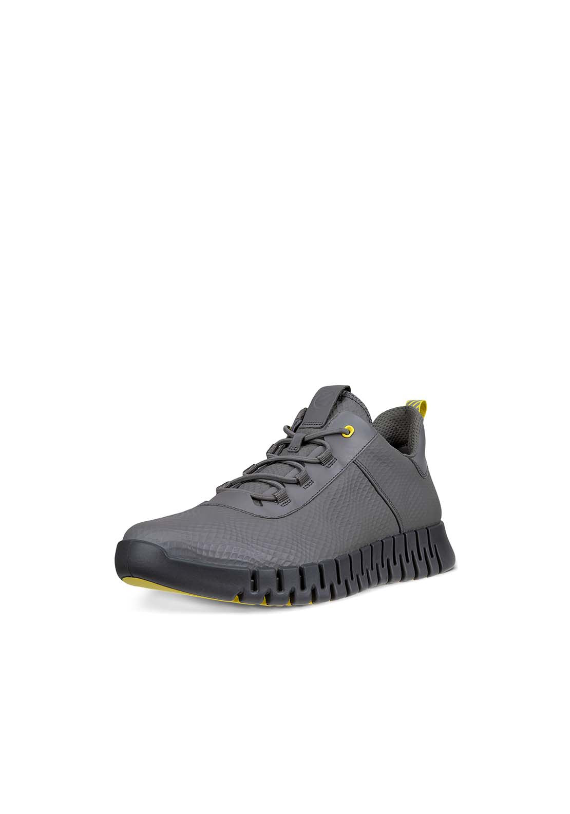 Ecco Gruuv Runner - Grey / Yellow 1 Shaws Department Stores